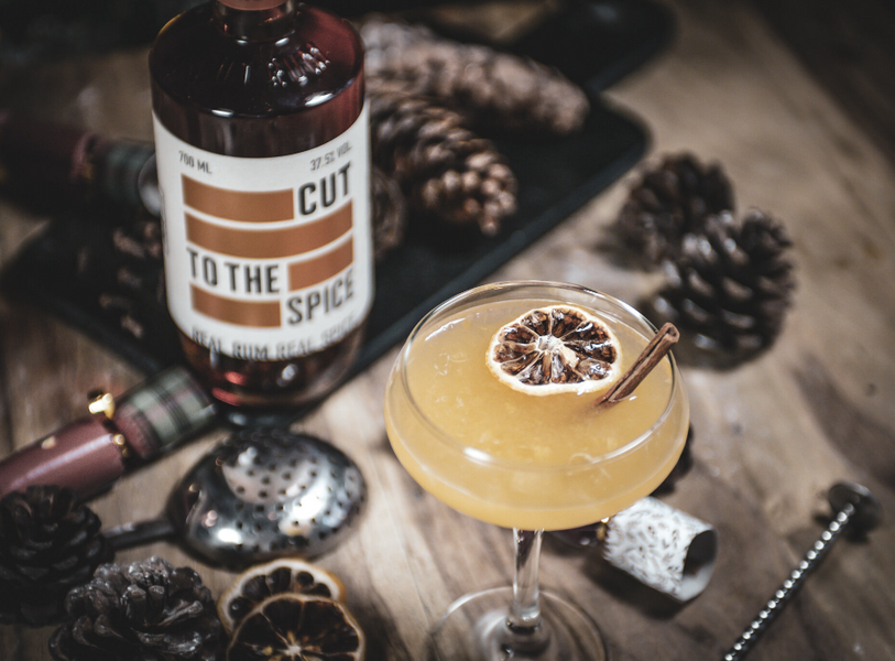 3 Easy to Make Cut Spiced Rum Christmas Cocktails